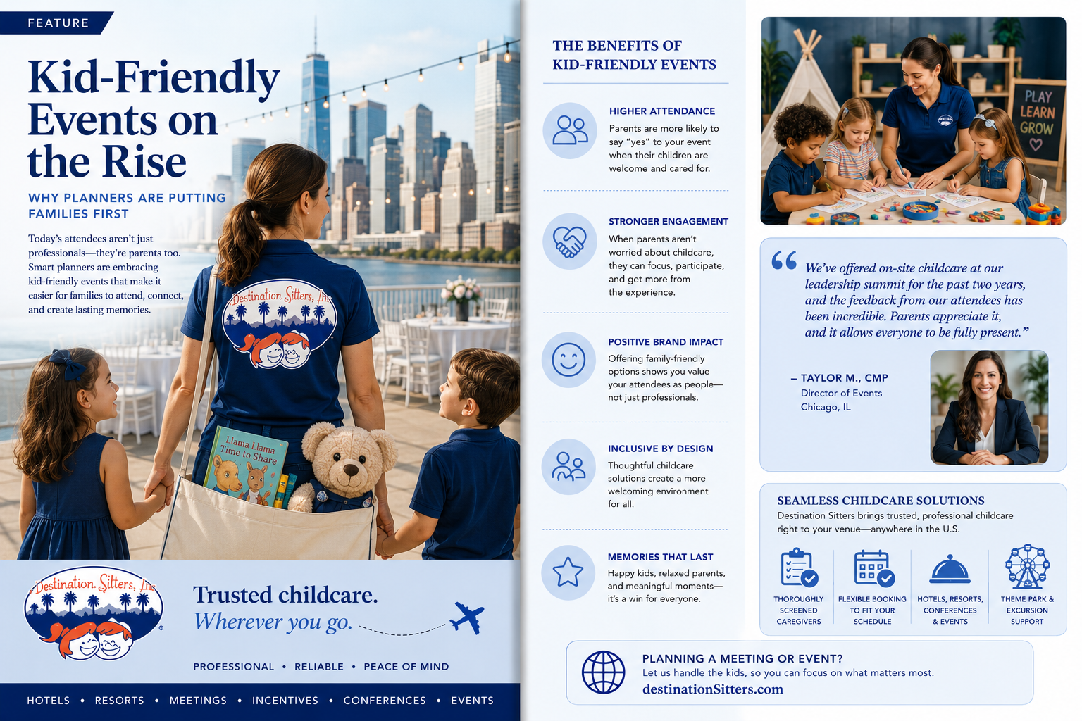 Prevue Meetings article about kid-friendly events on the rise
