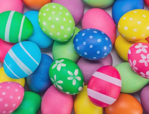 Easter and Colored Eggs