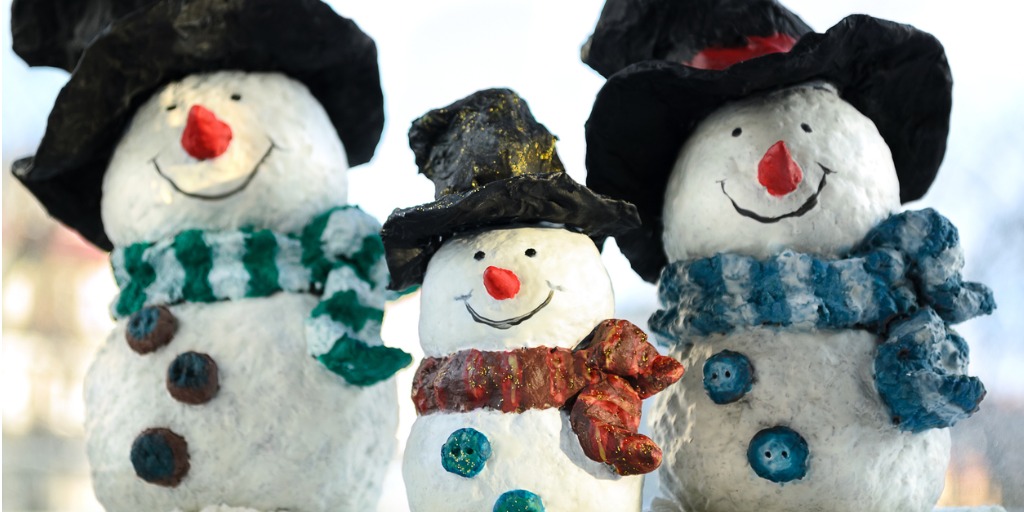 paper-mache-snowman