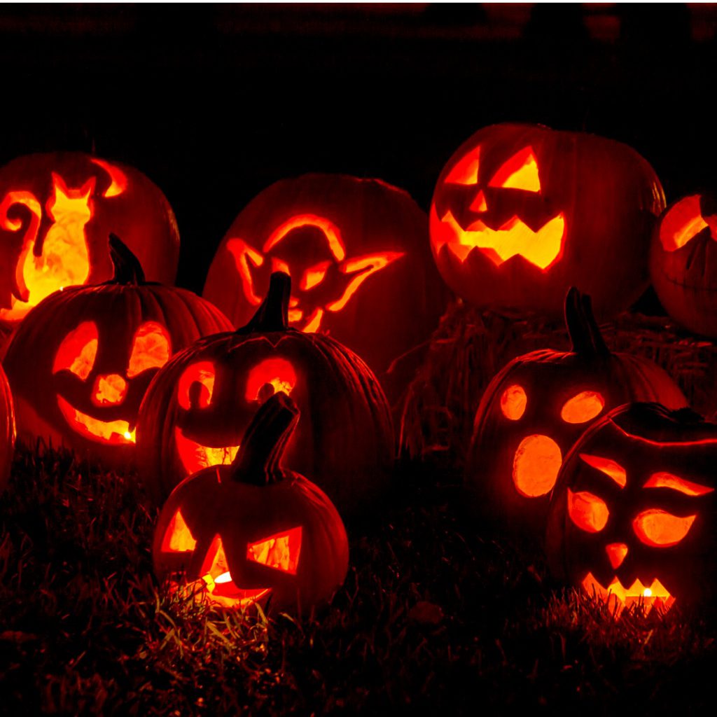 lighted-halloween-pumpkins