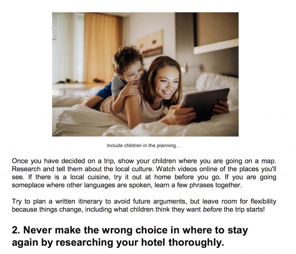 eBook Excerpt – 5 Tricks to Traveling with Kids eBook Excerpt - 5 Tricks to Traveling with Kids