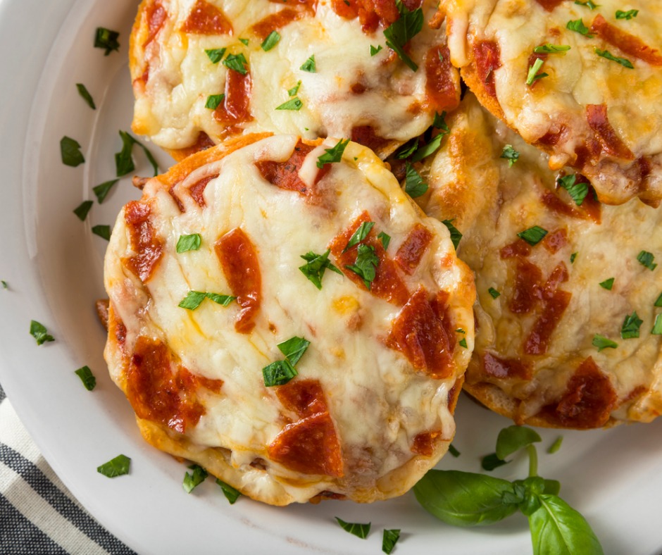 Mini Pizza Bagels Lunch