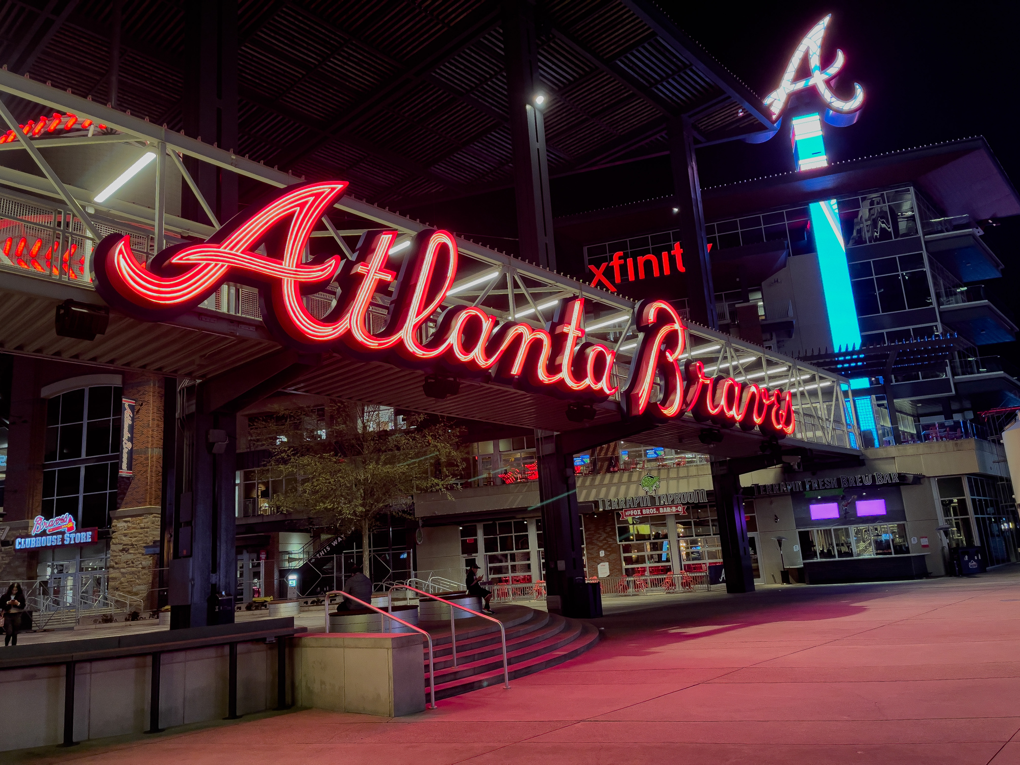 Trust Stadium. Home field of the Atlanta Braves in Atlanta, GA.