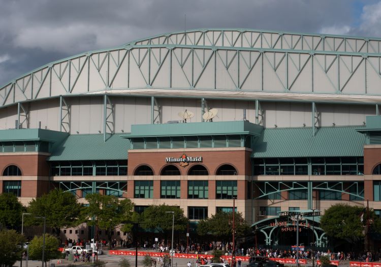 Minute Maid Park stadium in Houston, TX.