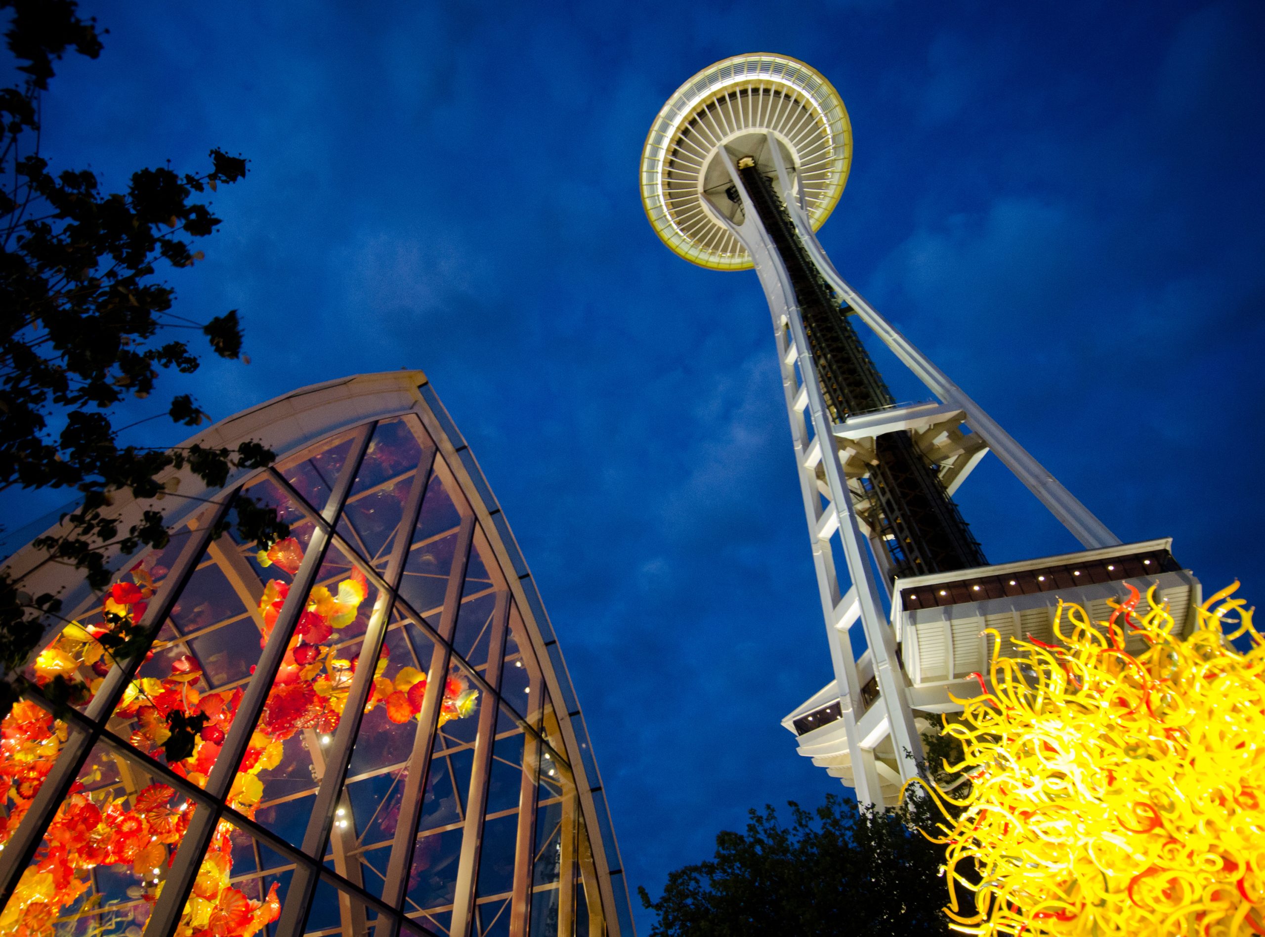 Chihuly Garden and Glass exhibit in Seattle, WA.