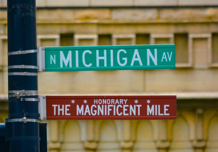 Magnificent Mile in Chicago, IL.