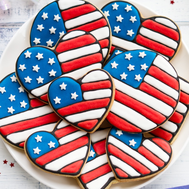 Star and Stripes Vanilla Cookie Recipe