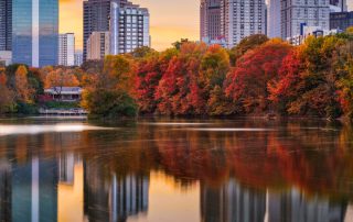Atlanta hotels and skyline