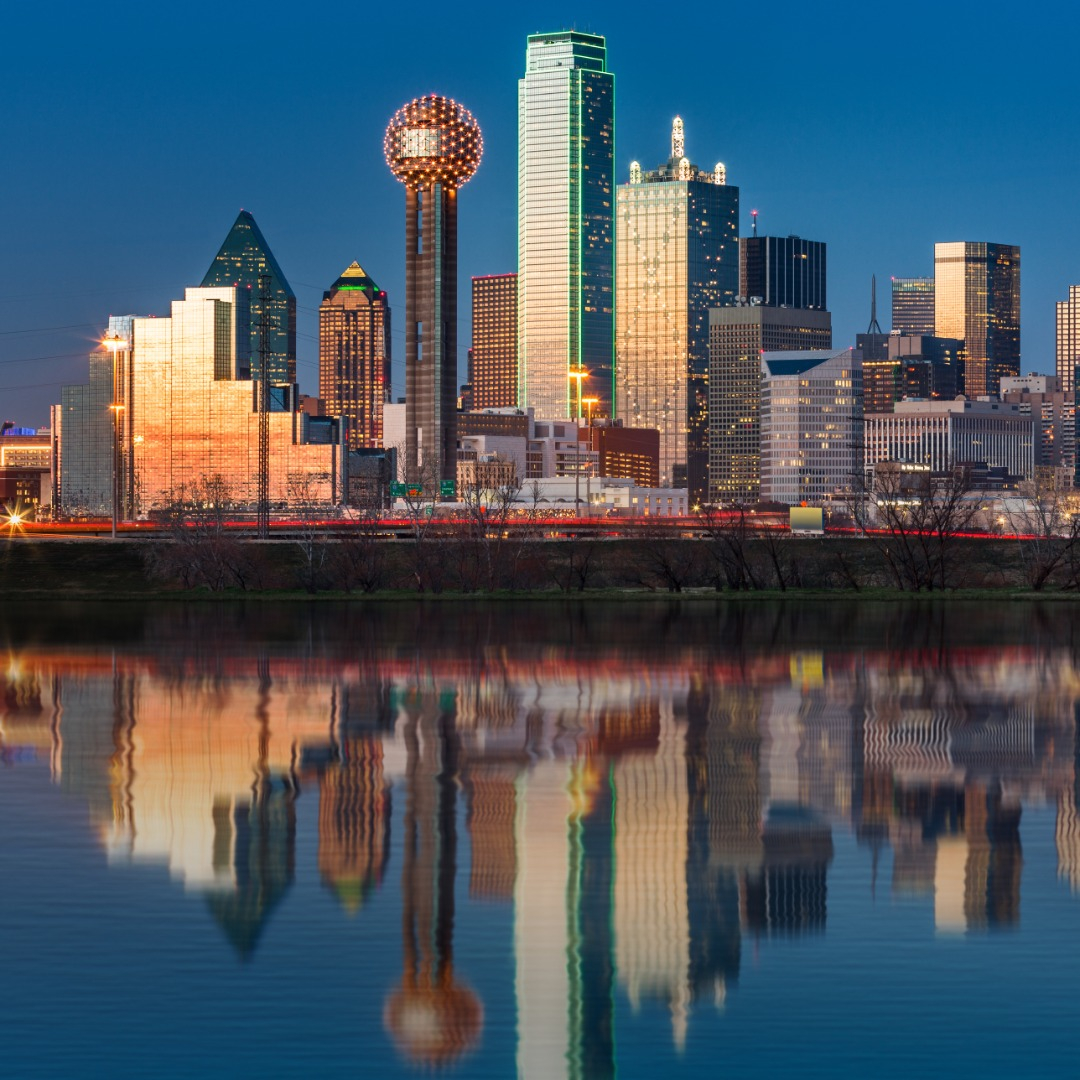 Dallas skyline and hotels Dallas skyline and hotels
